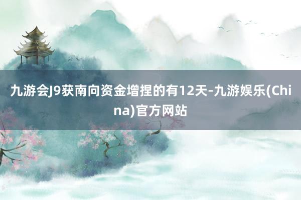 九游会J9获南向资金增捏的有12天-九游娱乐(China)官方网站
