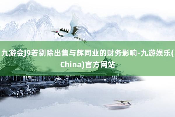 九游会J9若剔除出售与辉同业的财务影响-九游娱乐(China)官方网站