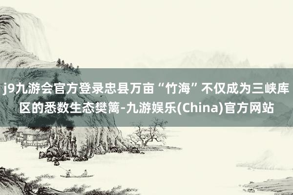 j9九游会官方登录忠县万亩“竹海”不仅成为三峡库区的悉数生态樊篱-九游娱乐(China)官方网站